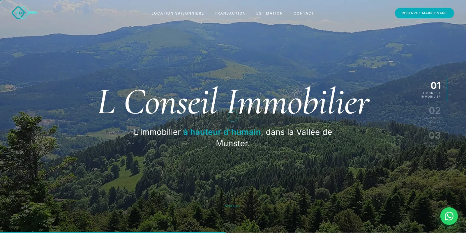 Aperçu du site L Conseil Immobilier